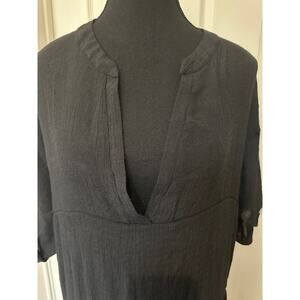 AIMAGE Black Lightweight Summer Dress Sz XXL